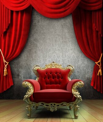 Интерьеры царское кресло